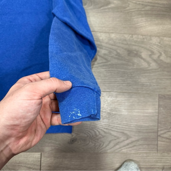 Vintage Duke University Blue Devils Blue Sweatshirt Youth USA Made Kids Large - Picture 10 of 10